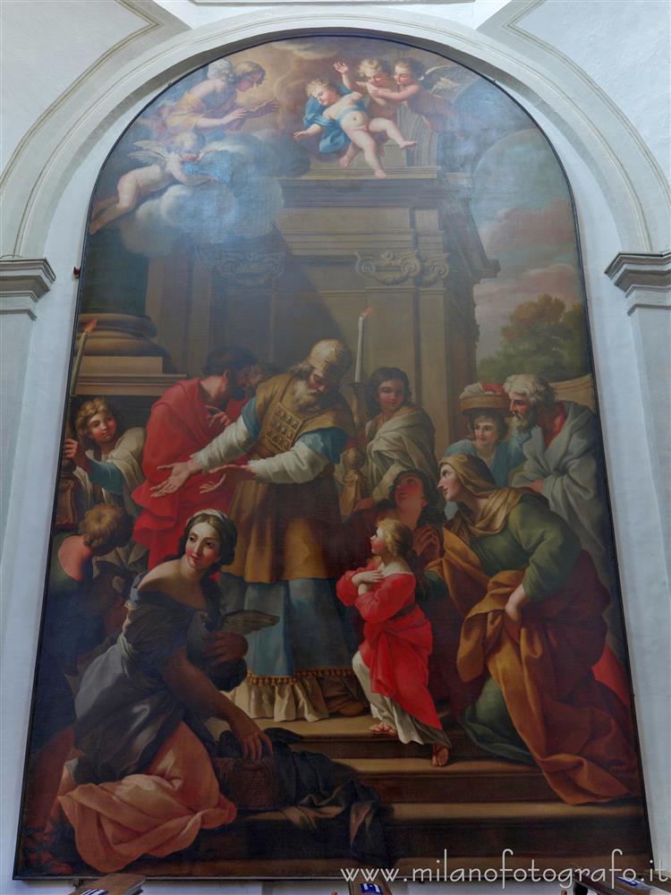 Milan (Italy) - Presentation of the Blessed Virgin Mary in the Temple in the Basilica of San Marco